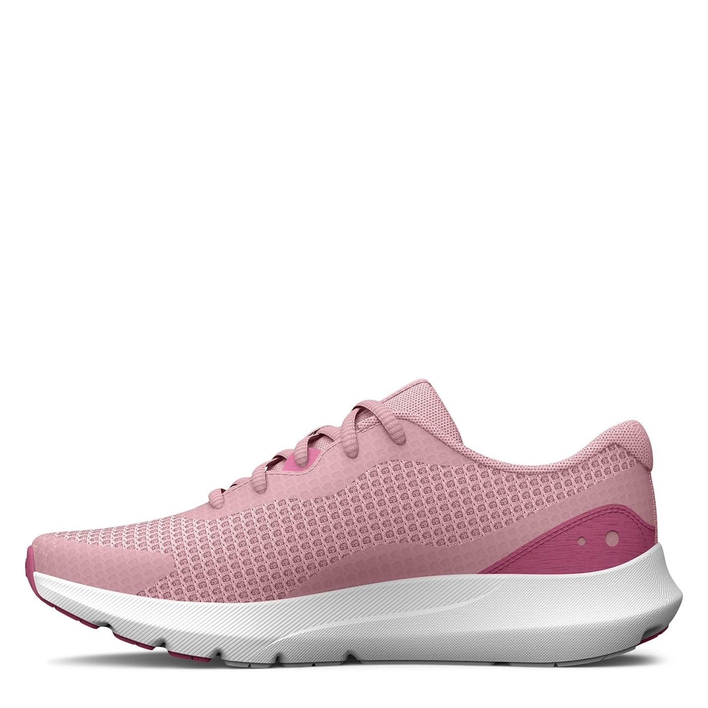 Under Armour Women's Surge 3 Sneaker, (603) Prime Pink/Prime Pink/Pace Pink, 8