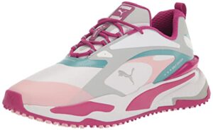 puma 376584056.5 gs-fast wmns puma white-chalk pink-porcelai 6.5 womens