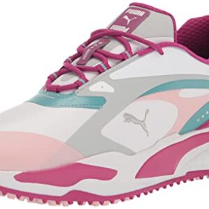 Puma 376584056.5 Gs-Fast WMNS Puma White-Chalk Pink-Porcelai 6.5 Womens