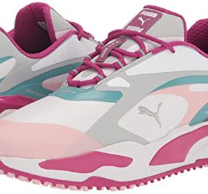 Puma 376584056.5 Gs-Fast WMNS Puma White-Chalk Pink-Porcelai 6.5 Womens