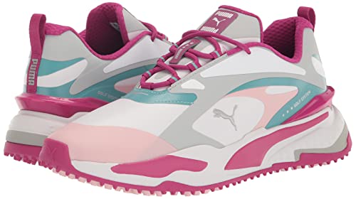 Puma 376584056.5 Gs-Fast WMNS Puma White-Chalk Pink-Porcelai 6.5 Womens