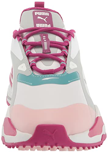 Puma 376584056.5 Gs-Fast WMNS Puma White-Chalk Pink-Porcelai 6.5 Womens