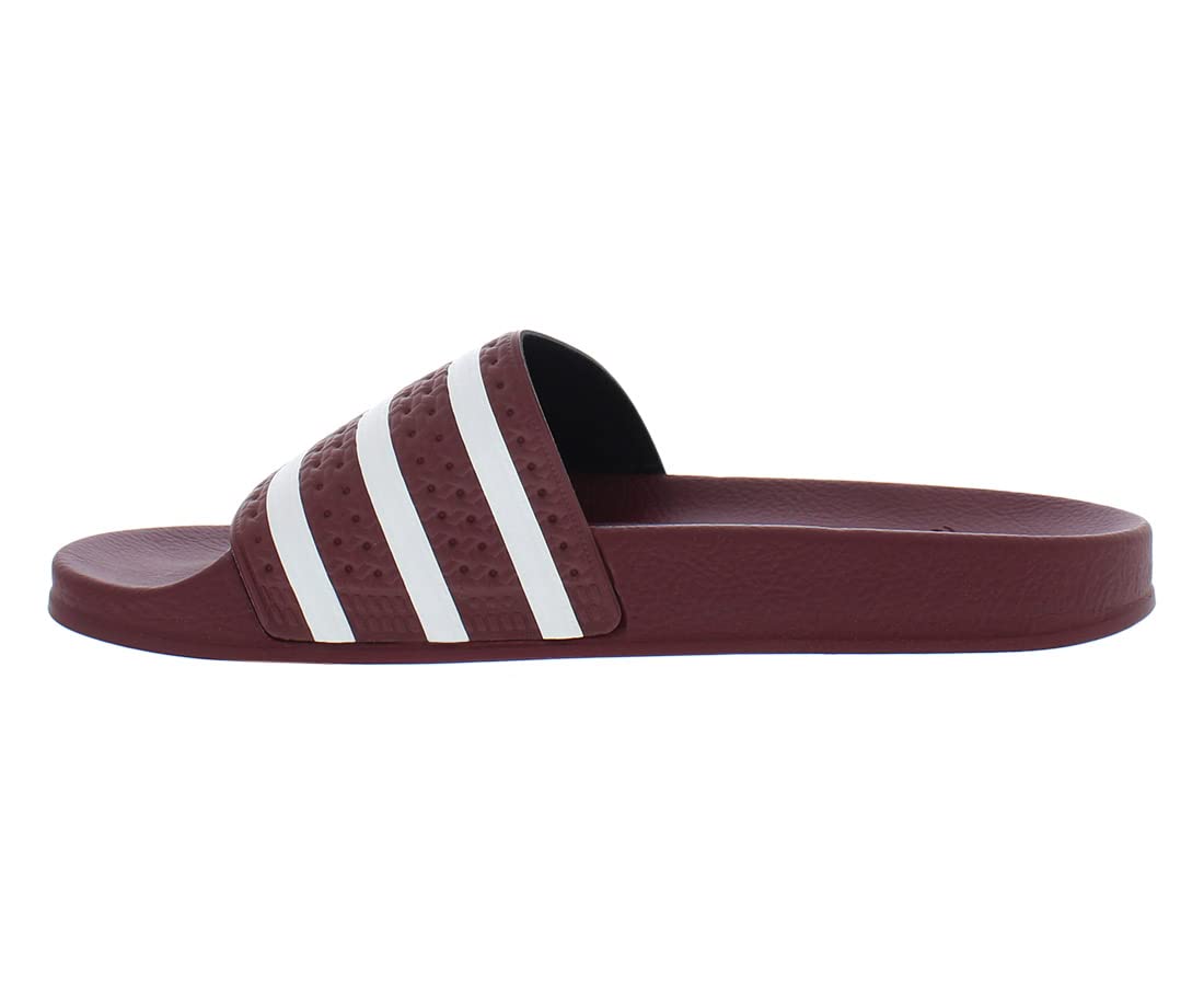 adidas Originals Adilette Quiet Crimson/White/Quiet Crimson 11 D (M)