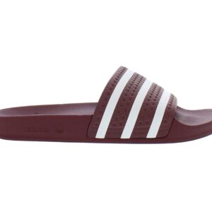 adidas Originals Adilette Quiet Crimson/White/Quiet Crimson 11 D (M)