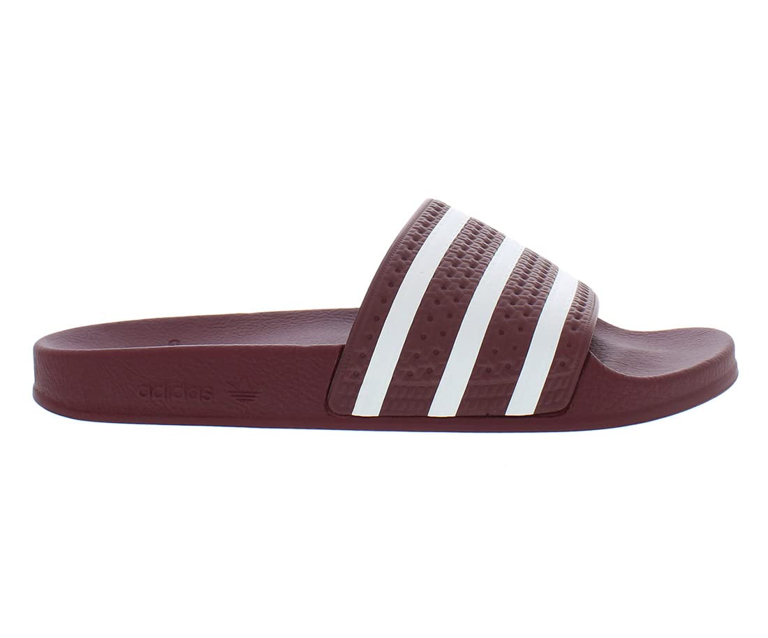 adidas Originals Adilette Quiet Crimson/White/Quiet Crimson 11 D (M)