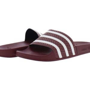 adidas Originals Adilette Quiet Crimson/White/Quiet Crimson 11 D (M)