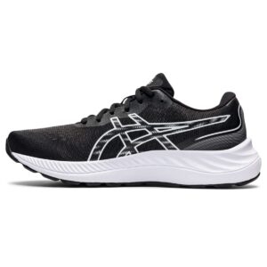 asics women's gel-excite 9 running shoes, 6, black/white