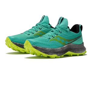 Saucony Endorphin Trail Cool Mint/Acid 9.5 B (M)