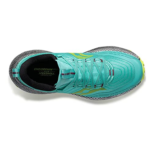 Saucony Endorphin Trail Cool Mint/Acid 9.5 B (M)