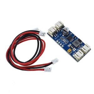 cn3791 solar controller board mppt 1 cell 6/9/12v solar panel regulator control module jst ph2.0 auto with cables (6v)