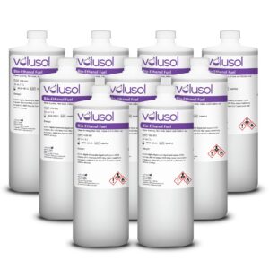 fireplace fuel, ventless, bio-ethanol, clean burning/eco-friendly (1000ml /32 oz.) - (pack of 9)