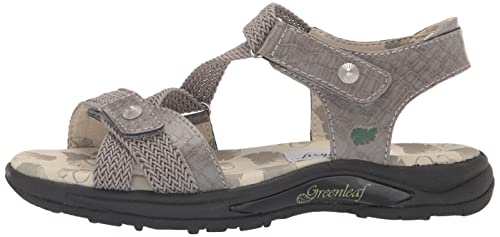 Greenleaf Women's Serenity Sandal, Gray, 11