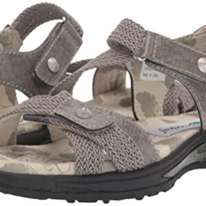 Greenleaf Women's Serenity Sandal, Gray, 11