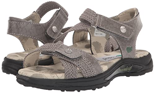 Greenleaf Women's Serenity Sandal, Gray, 11