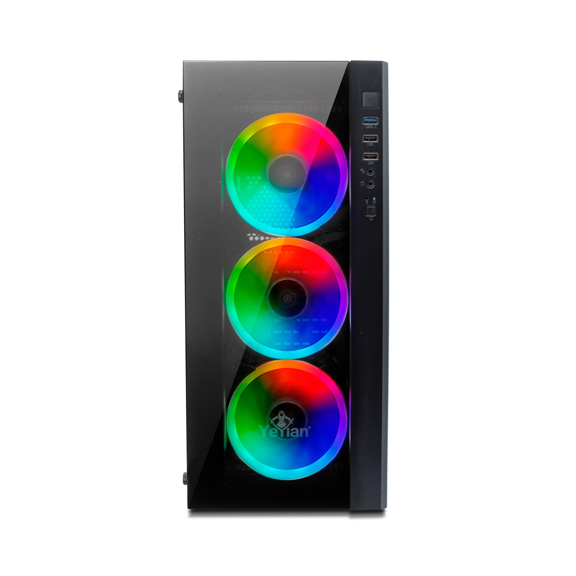 YEYIAN Katana X21A Gaming PC Computer, Intel 12th Gen Alder Lake i7-12700KF 12-Core 3.6GHz, GeForce RTX 3070 8GB GDDR6, 1TB NVMe Gen 4 SSD, 32GB DDR4 3600MHz, 120mm AIO, WiFi 6, BT 5.2, 650W 80+ Gold