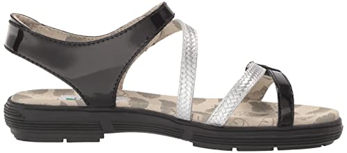 Greenleaf Women's Unity Sandal, Patent Black, 10