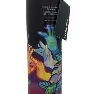 Starbucks Vacuum Insulated Stainless Steel Tumbler 16 Oz - American Sign Language ASL (American Sign Language)