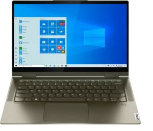 lenovo 2022 yoga 7i 2-in-1 laptop 14 inch fhd touchscreen intel evo platform 11th core i5-1135g7 iris xe graphics 12gb ddr4 1tb nvme ssd wi-fi 6 windows 10 pro fingerprint backlit keyboard