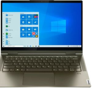 LENOVO 2022 Yoga 7i 2-in-1 Laptop 14 inch FHD Touchscreen Intel EVO Platform 11th Core i5-1135G7 Iris Xe Graphics 12GB DDR4 1TB NVMe SSD WI-FI 6 Windows 10 Pro Fingerprint Backlit Keyboard
