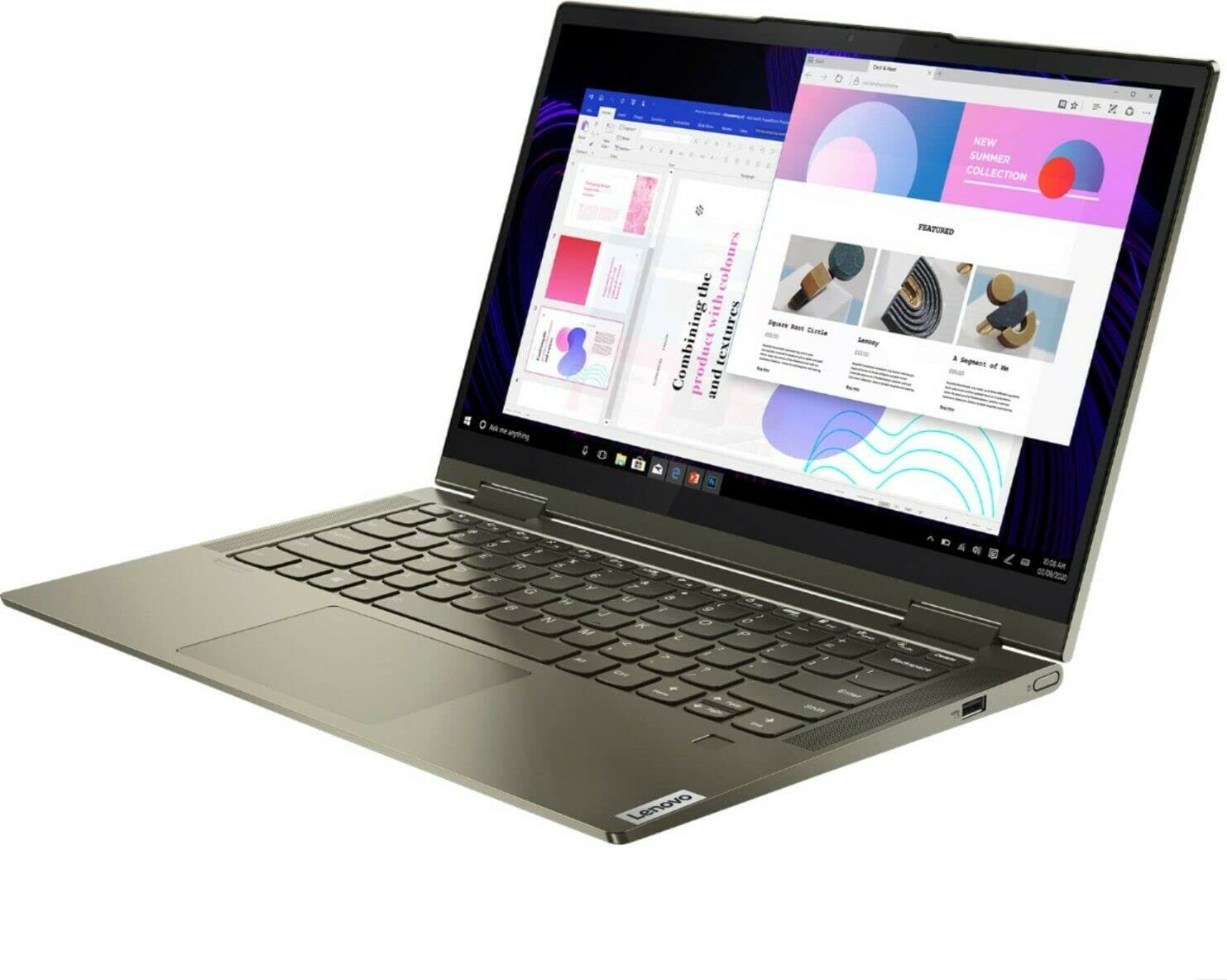 LENOVO 2022 Yoga 7i 2-in-1 Laptop 14 inch FHD Touchscreen Intel EVO Platform 11th Core i5-1135G7 Iris Xe Graphics 12GB DDR4 1TB NVMe SSD WI-FI 6 Windows 10 Pro Fingerprint Backlit Keyboard