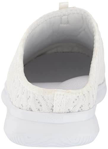 Propét Women's TravelBound Slide Sneaker, White Daisy, 6.5 XX-Wide