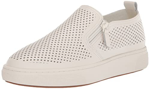 Propét Womens Kate Sneaker, White, 7.5 Wide US