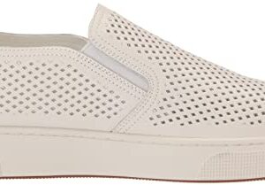 Propét Womens Kate Sneaker, White, 7.5 Wide US