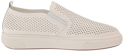 Propét Womens Kate Sneaker, White, 7.5 Wide US