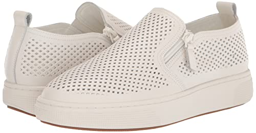 Propét Womens Kate Sneaker, White, 7.5 Wide US