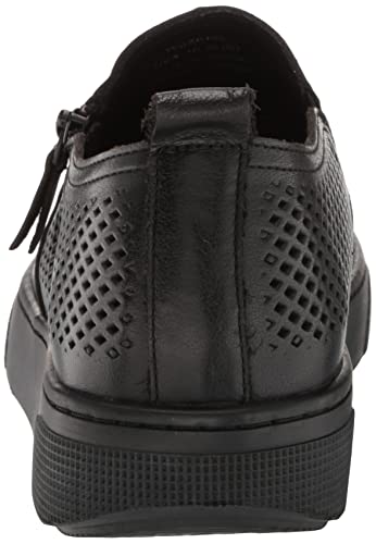 Propét Womens Kate Sneaker, Black, 8 Wide US