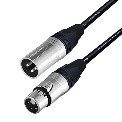 WORLDS BEST CABLES 4 Units - 100 Foot – Quad Balanced Microphone Cable Custom Made Using Canare L-4E6S Wire and Neutrik Silver NC3MXX Male & NC3FXX Female XLR Plugs