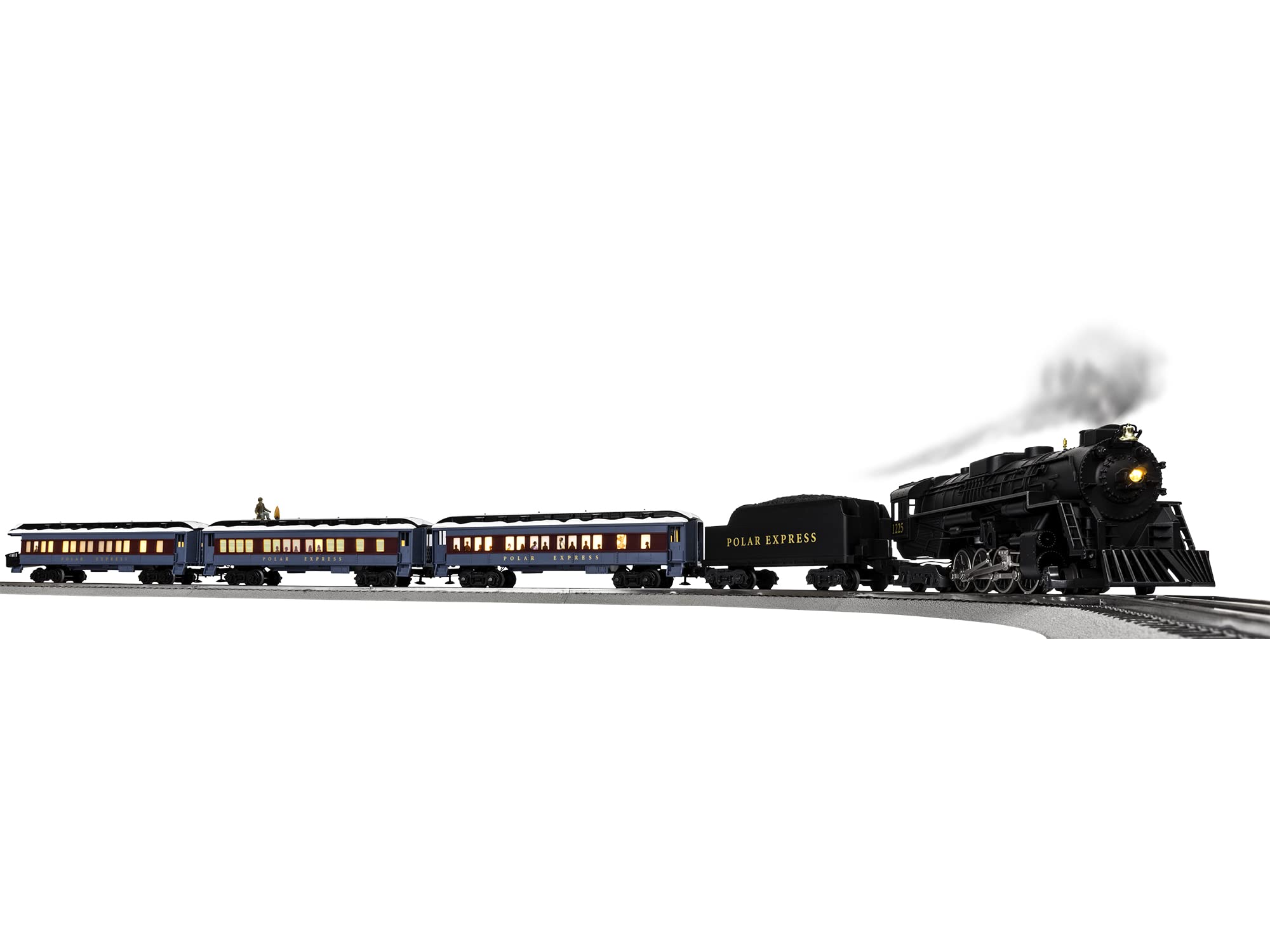 The Polar Express LIONCHIEF Set w/Bluetooth 5.0 & Disappearing HOBO CAR O Gauge, (2123130)