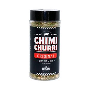 al frugoni chimichurri- original- it's a sauce, a rub, a seasoning/condiment, a marinade