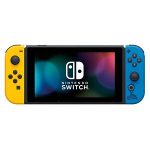 PURTCH Newest Switch w/Yellow & Blue controllers Wildcat Bundle(2000 V-Bucks and Code for Wildcat Bundle Included), 6.2" Touchscreen LCD Display, 802.11AC WiFi, Bluetooth 4