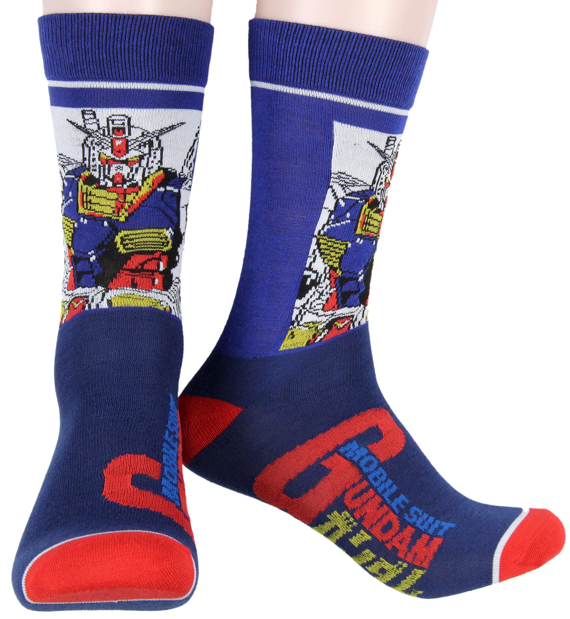 Mobile Suit Gundam Socks Mobile Weapons 5 Pack Adult Crew Socks