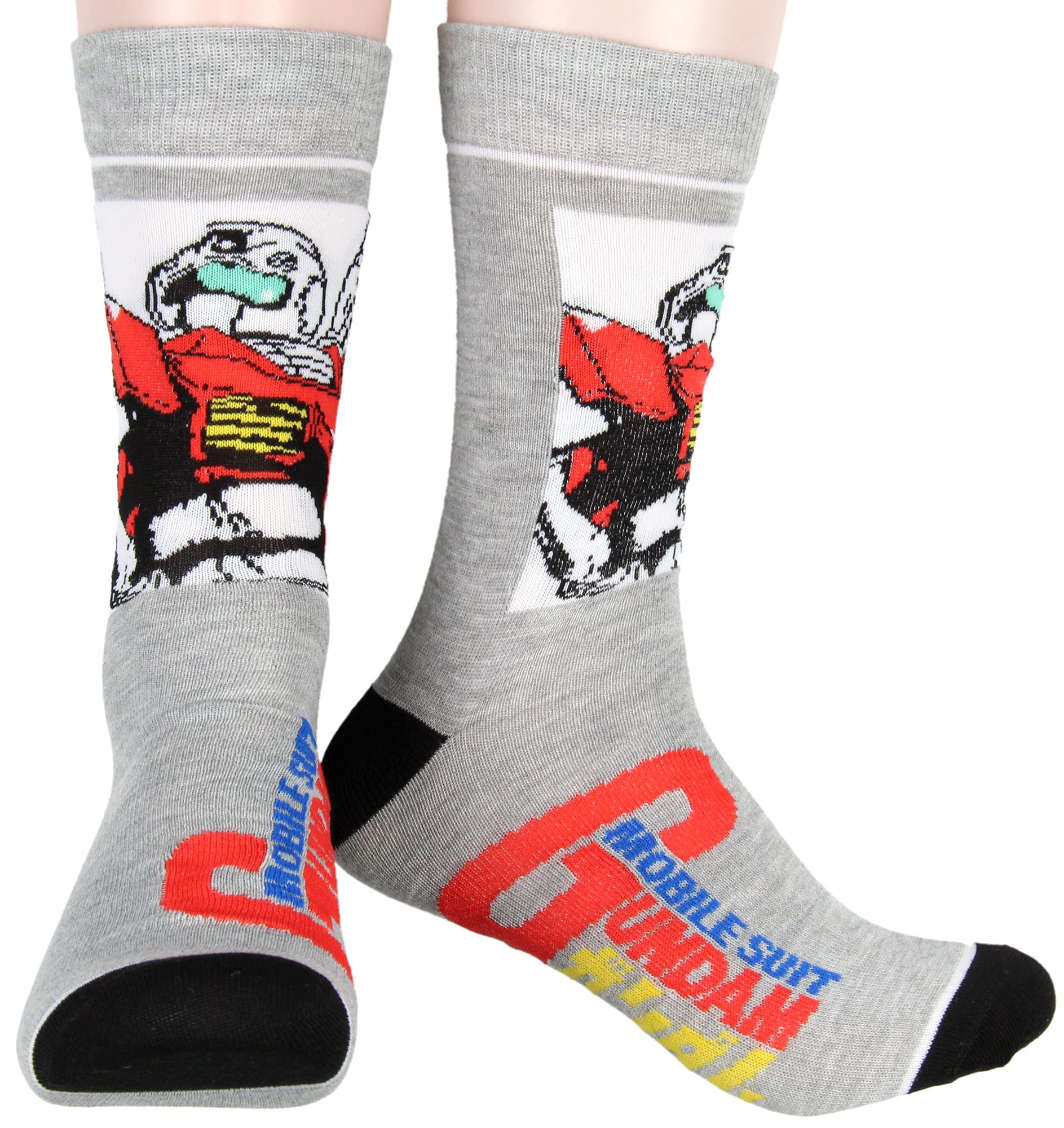 Mobile Suit Gundam Socks Mobile Weapons 5 Pack Adult Crew Socks