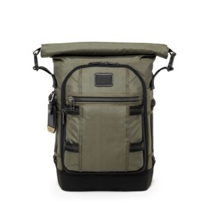 tumi men's ally backpack, olive green, one size