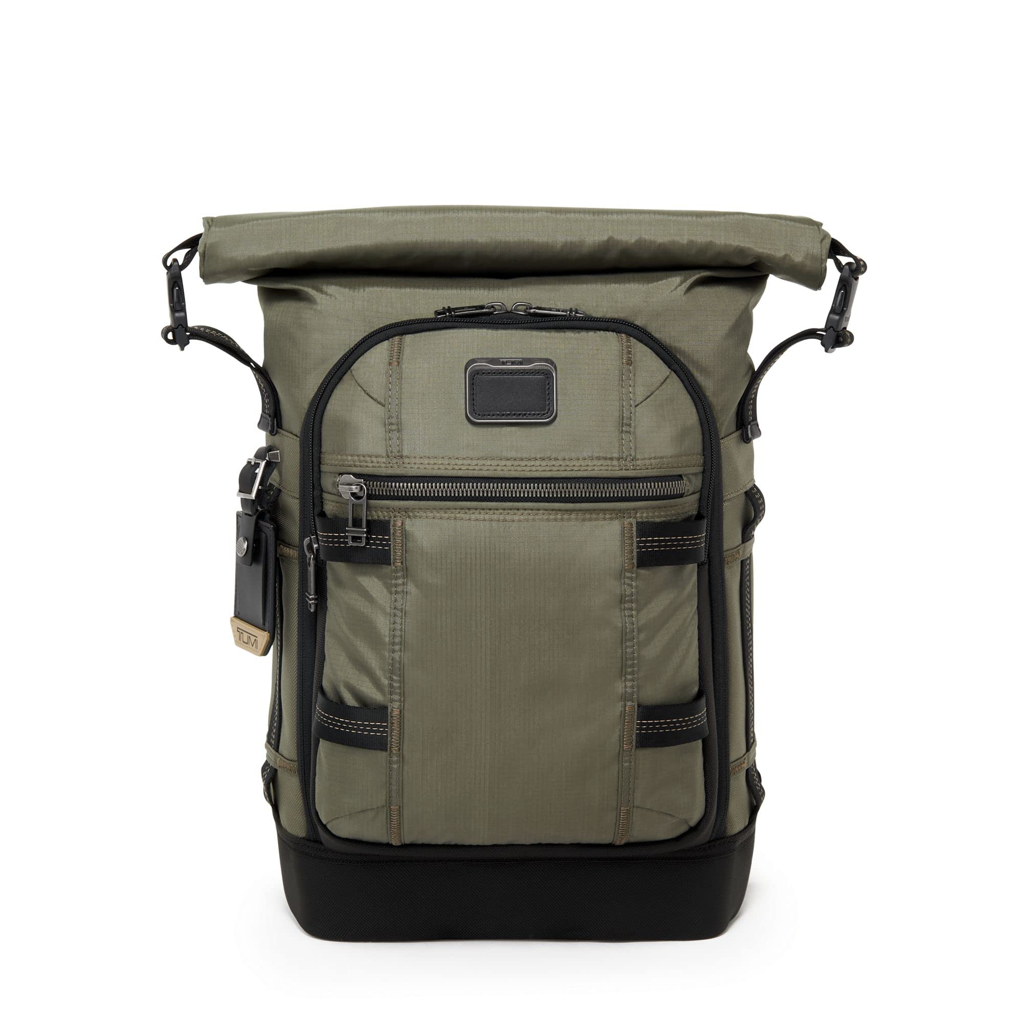 TUMI Men's Ally Backpack, Olive Green, One Size