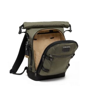 TUMI Men's Ally Backpack, Olive Green, One Size