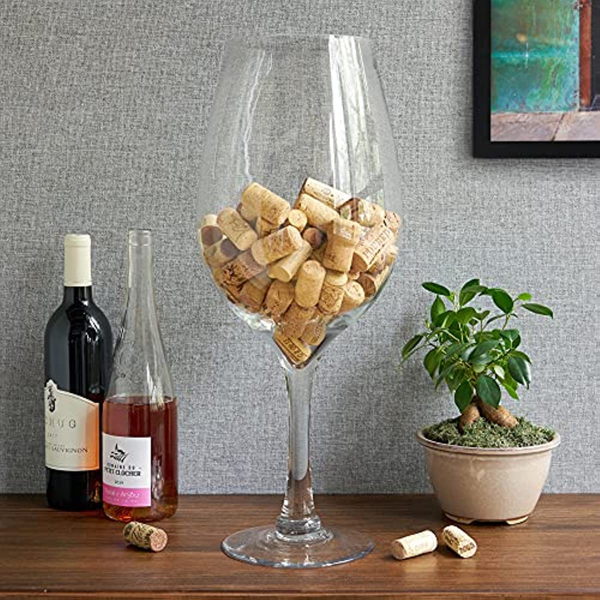 YUANXIN Giant Wine Glass Huge Stemware Creative Oversized Goblet Extra Large Champagne Glasses Beer Mug Red Wine Glasses