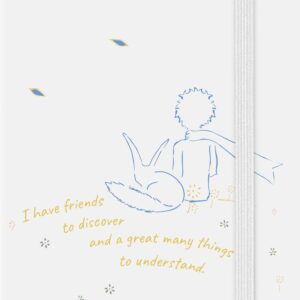 Moleskine Limited Edition 2023 Weekly Notebook Planner Petit Prince, 18M, Pocket, Fox, Hard Cover (3.5 x 5.5)