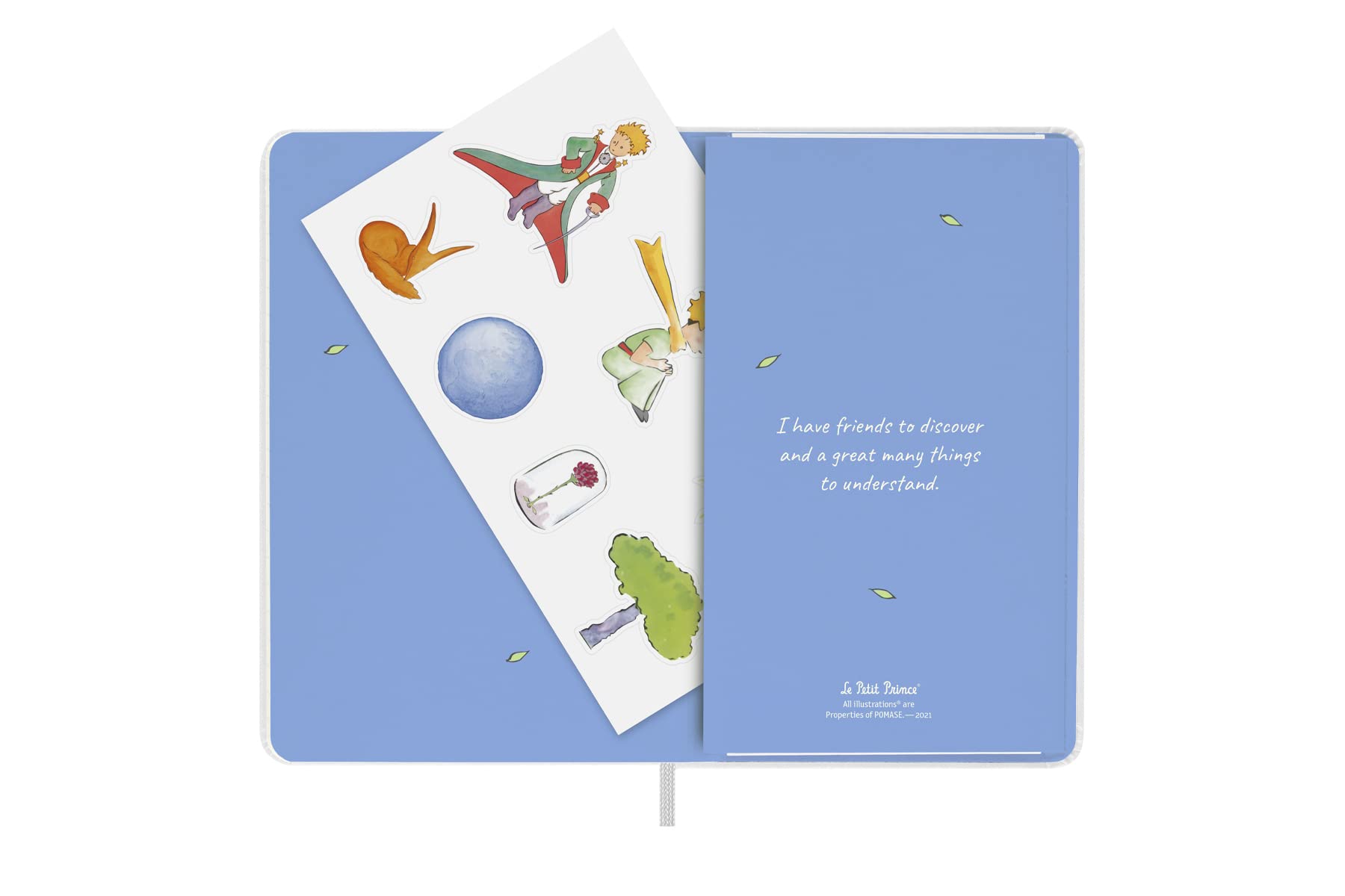 Moleskine Limited Edition 2023 Weekly Notebook Planner Petit Prince, 18M, Pocket, Fox, Hard Cover (3.5 x 5.5)