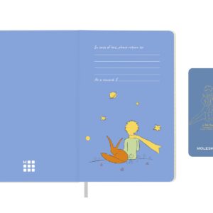 Moleskine Limited Edition 2023 Weekly Notebook Planner Petit Prince, 18M, Pocket, Fox, Hard Cover (3.5 x 5.5)