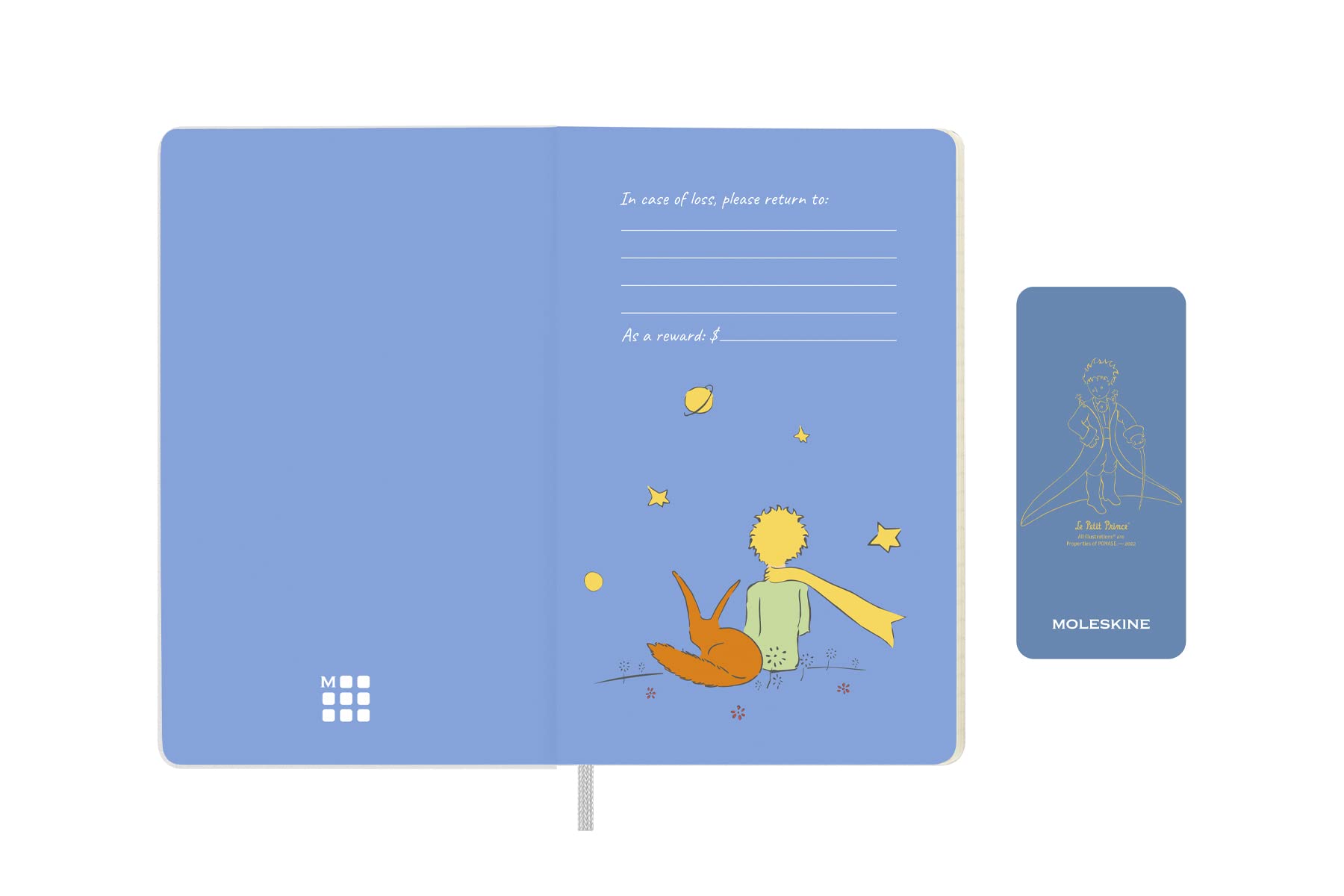 Moleskine Limited Edition 2023 Weekly Notebook Planner Petit Prince, 18M, Pocket, Fox, Hard Cover (3.5 x 5.5)