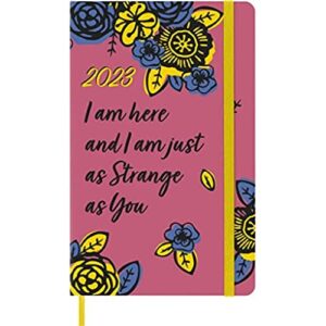 Moleskine Limited Edition Frida Kahlo 12 Month 2023 Weekly Planner, Hard Cover, Large (5" x 8.25"), Pink