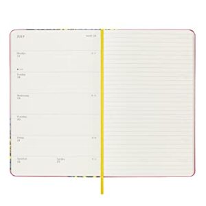 Moleskine Limited Edition Frida Kahlo 12 Month 2023 Weekly Planner, Hard Cover, Large (5" x 8.25"), Pink