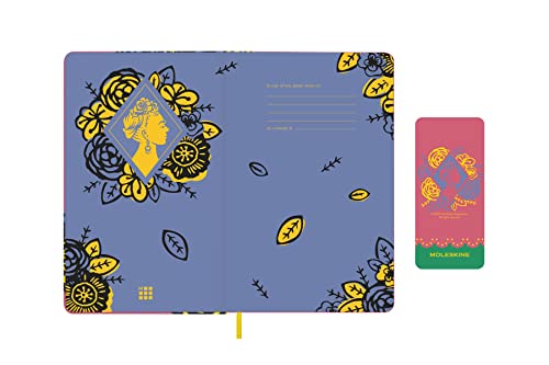 Moleskine Limited Edition Frida Kahlo 12 Month 2023 Weekly Planner, Hard Cover, Large (5" x 8.25"), Pink