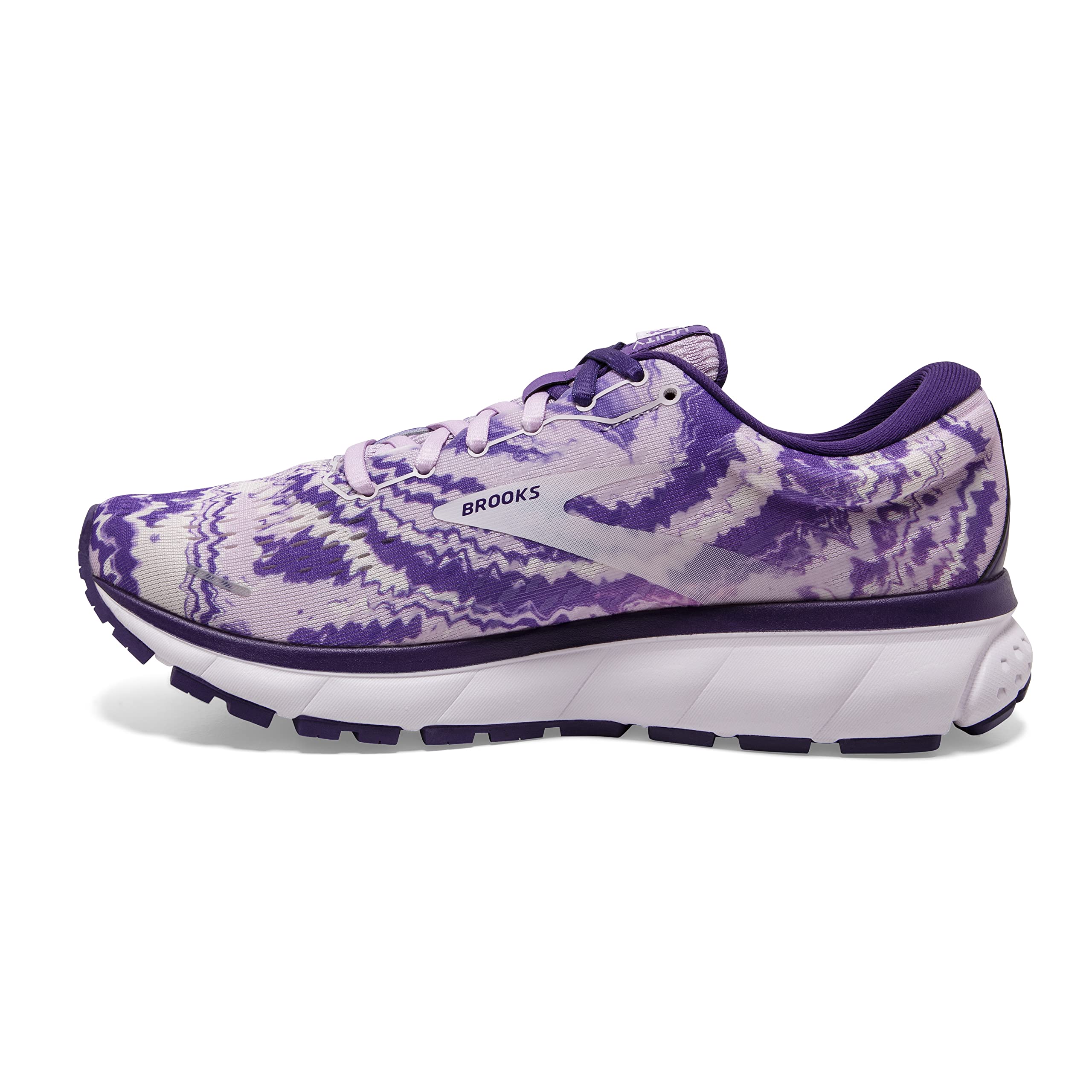 Brooks Women's Ghost 13 Running Shoe - Ultra Violet/Orchid/Purple - 5 Medium