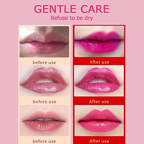 REVERIE DIARY Lipstick for Women, Magic Temperature Changing Colors (Blue Changed into Pink) Lip Stain Gloss Moisturizing And Long Lasting Waterproof Lip Balm Makeup, 0.12 Ounce