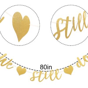 we still do banner - Bridal Shower Banner Decorations, wedding anniversary party decorations engagement banner,bride banner Party decorations